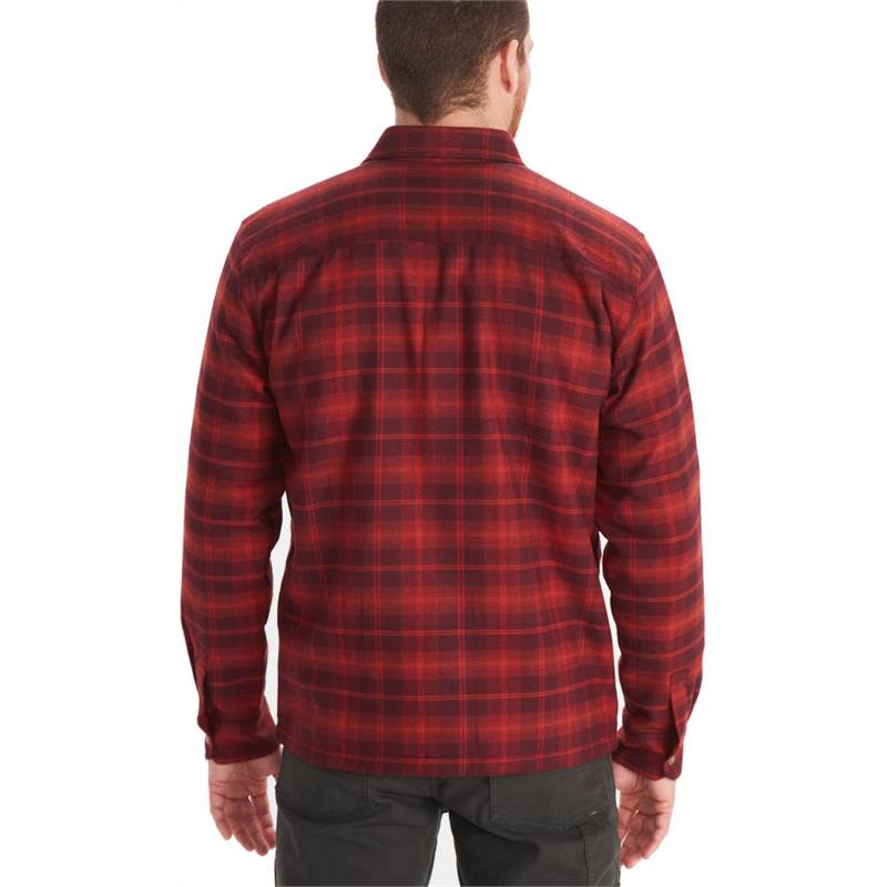 Marmot Mens Ridgefield Heavyweight Sherpa Lined Flannel Jacket-2