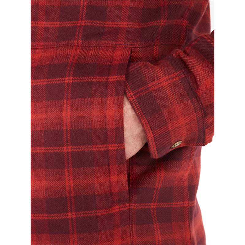 Marmot Mens Ridgefield Heavyweight Sherpa Lined Flannel Jacket-4