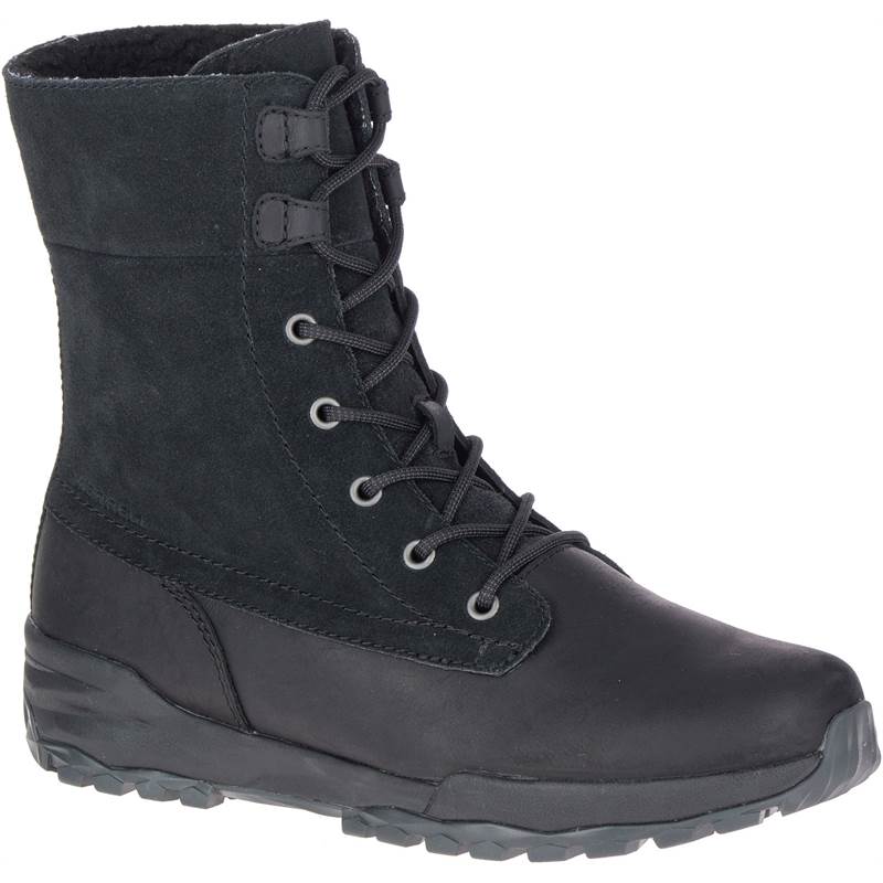 Merrell Womens Icepack Guide Mid Lace Waterproof Winter Boots-1