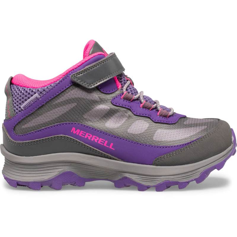 Merrell Kids Moab Speed Mid A/C Waterproof Boots.-1