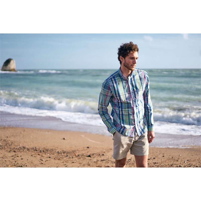 Musto Mens Marina Plaid Long Sleeve Shirt-5