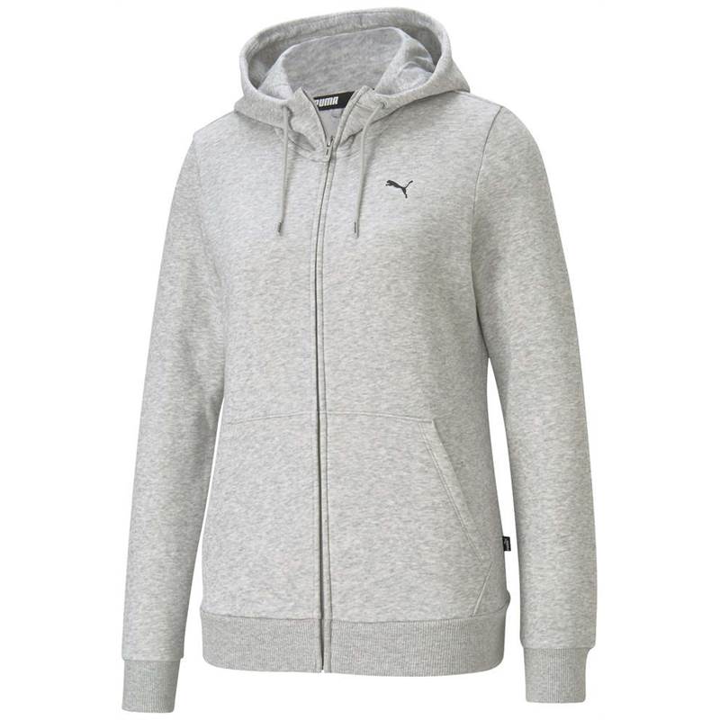 Puma Womens Small Logo Zip Hoodie-2