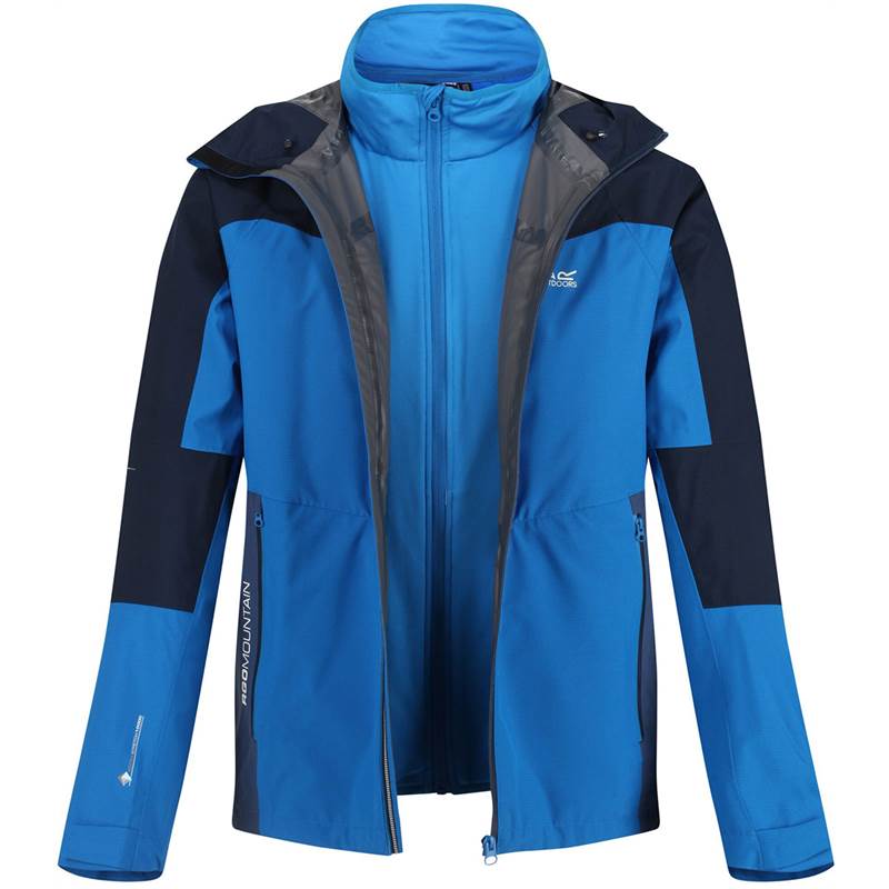 Regatta Mens Sacramento VI 3in1 Waterproof Jacket-1