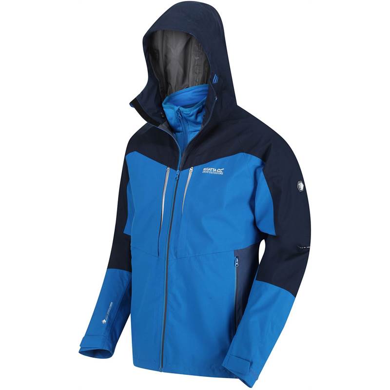 Regatta Mens Sacramento VI 3in1 Waterproof Jacket-2