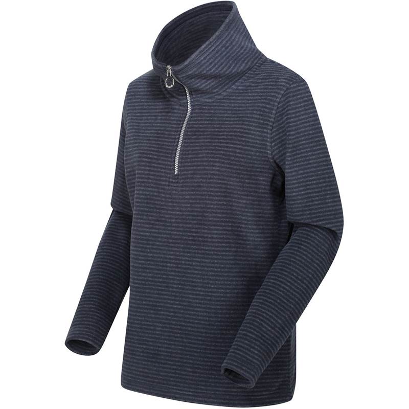 Regatta Womens Solenne Half Zip Stripe Fleece-2