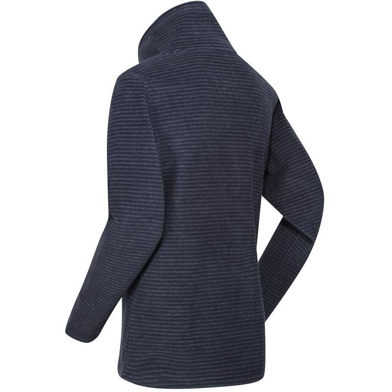 Regatta Womens Solenne Half Zip Stripe Fleece-4