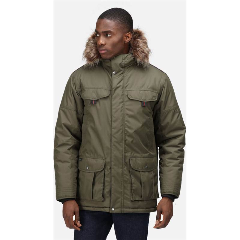Regatta Mens Aarav Waterproof Insulated Parka Jacket-5