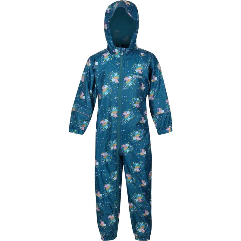 Regatta Kids Peppa Pig Pobble Waterproof Puddle Suit-1
