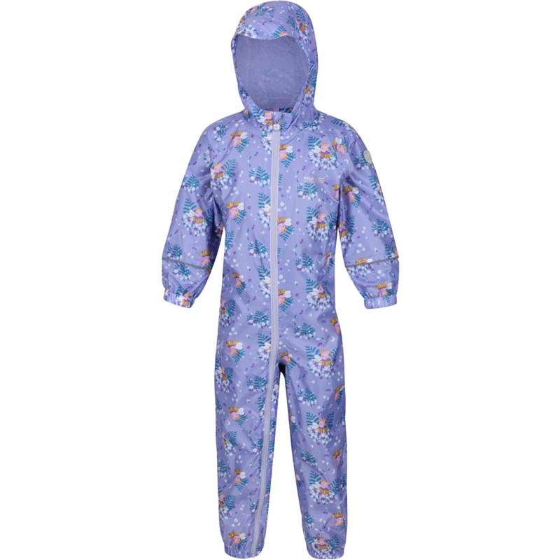 Regatta Kids Peppa Pig Pobble Waterproof Puddle Suit-5