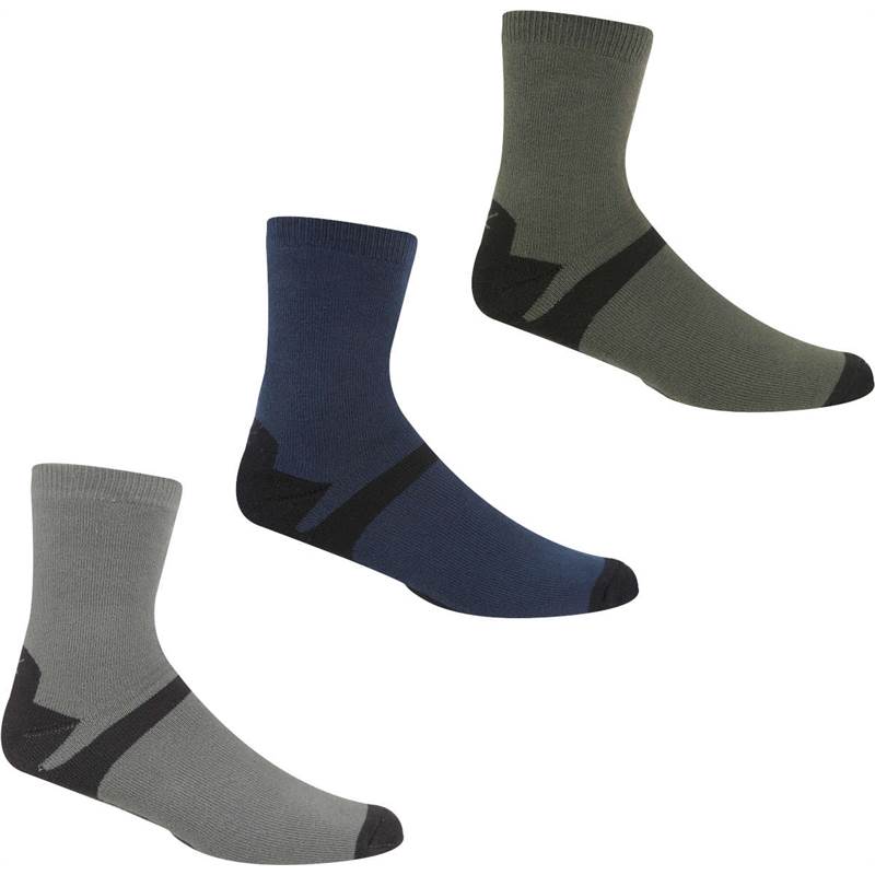 Regatta Mens 3 Pair Outdoor Active Socks-1