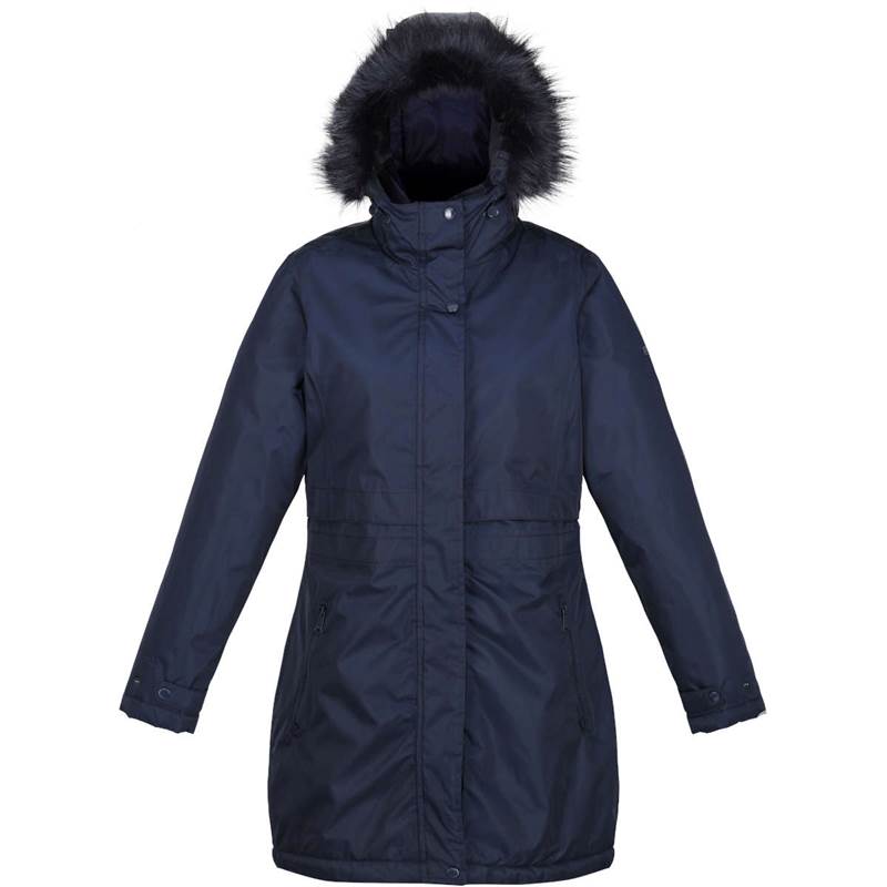 Regatta Womens Lyanna Fur Trim Parka Jacket-1