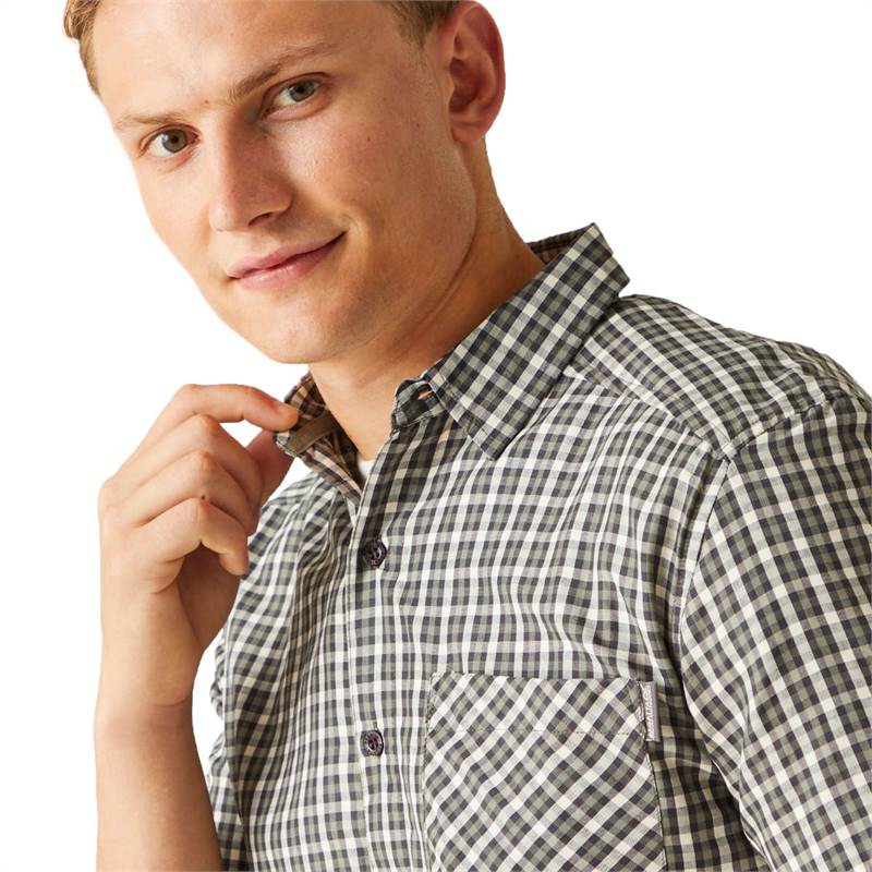 Regatta Mens Kalambo VIII Short Sleeve Shirt-4