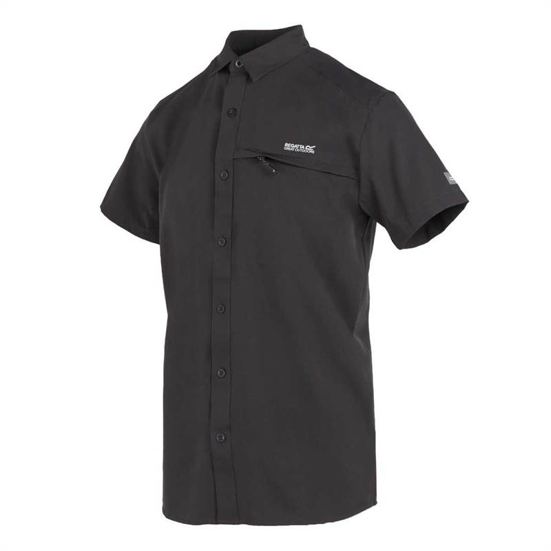 Regatta Mens Travel Packaway Short Sleeve Shirt-3