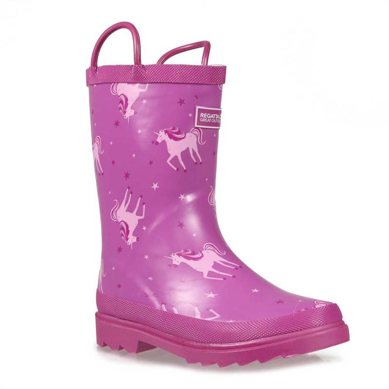 Regatta Kids Minnow Printed Wellies-1