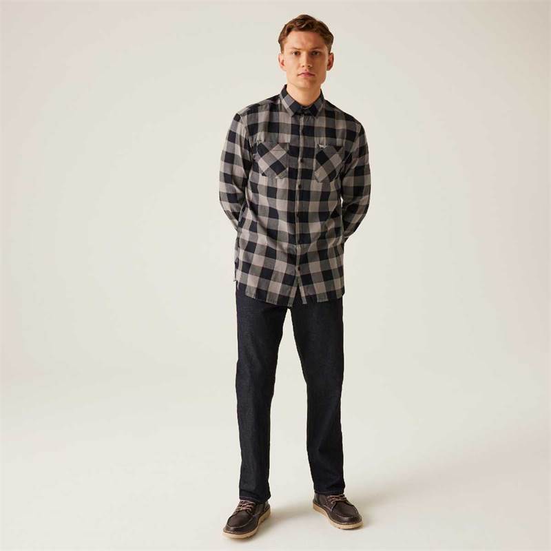 Regatta Mens Lance Long Sleeved Shirt-4