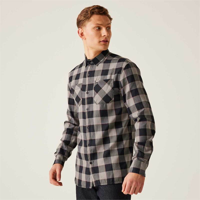 Regatta Mens Lance Long Sleeved Shirt-5
