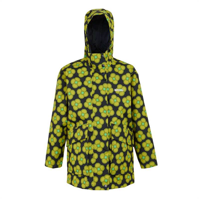 Regatta Kids Orla Girls Swing Waterproof Jacket-1