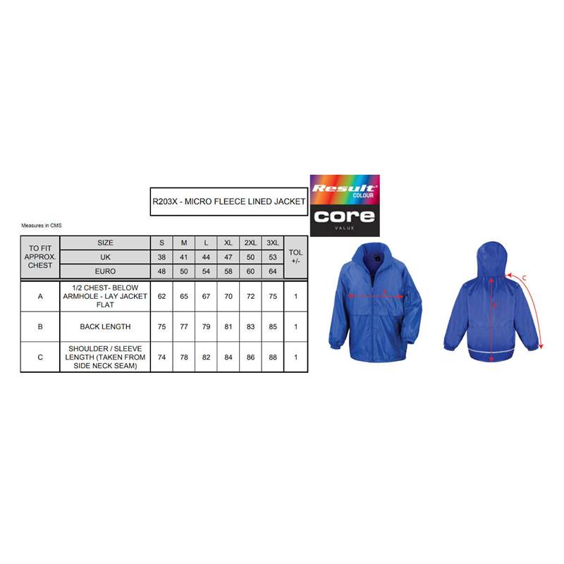 Result Unisex DWL Jacket R203X-4