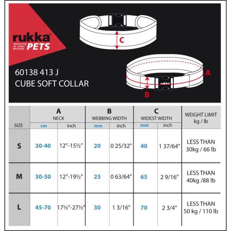 Rukka Pets Cube Soft Dog Collar-5