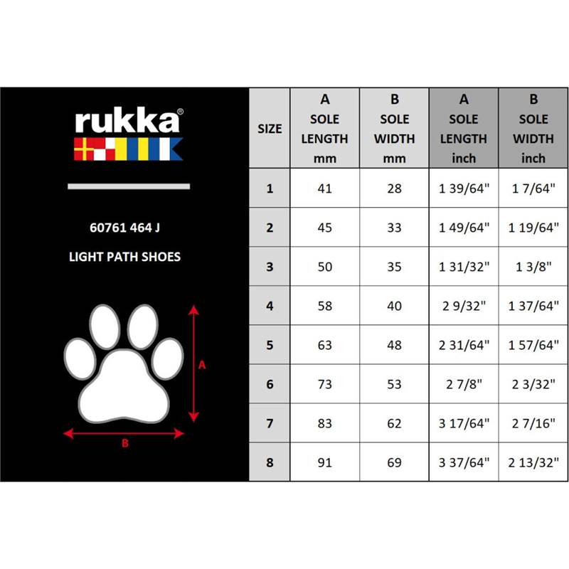 Rukka Pets Light Path Dog Shoes - 4-Pack-4