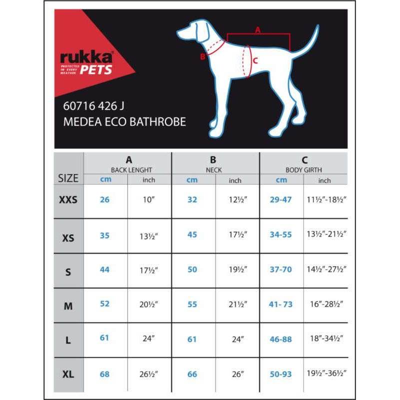 Rukka Pets Medea Eco Dog Bathrobe-5