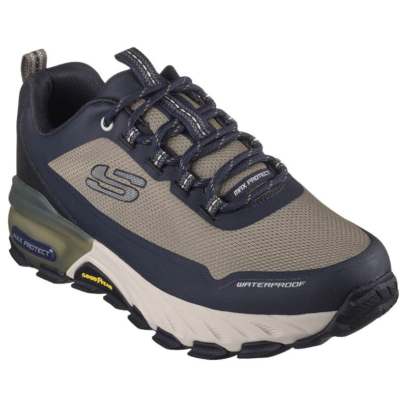 Skechers Mens Max Protect Fast Track Waterproof Shoes-1