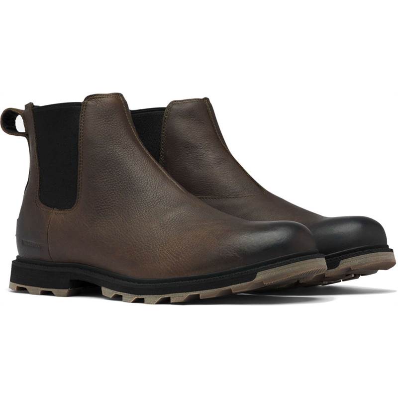 Sorel Mens Madson II Chelsea Waterproof Leather Boots-2