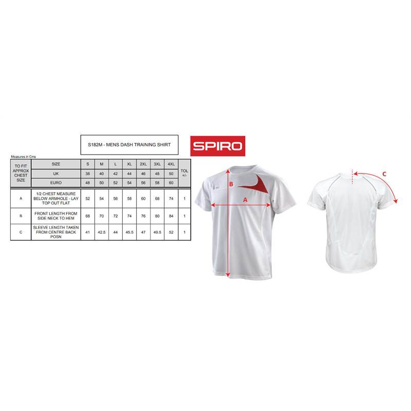 Spiro Dash Mens Training Shirt S182M-4