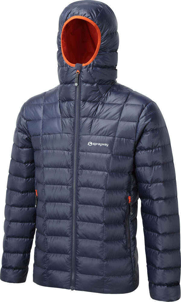 Sprayway Men's Mylas Hooded Down Jacket Black