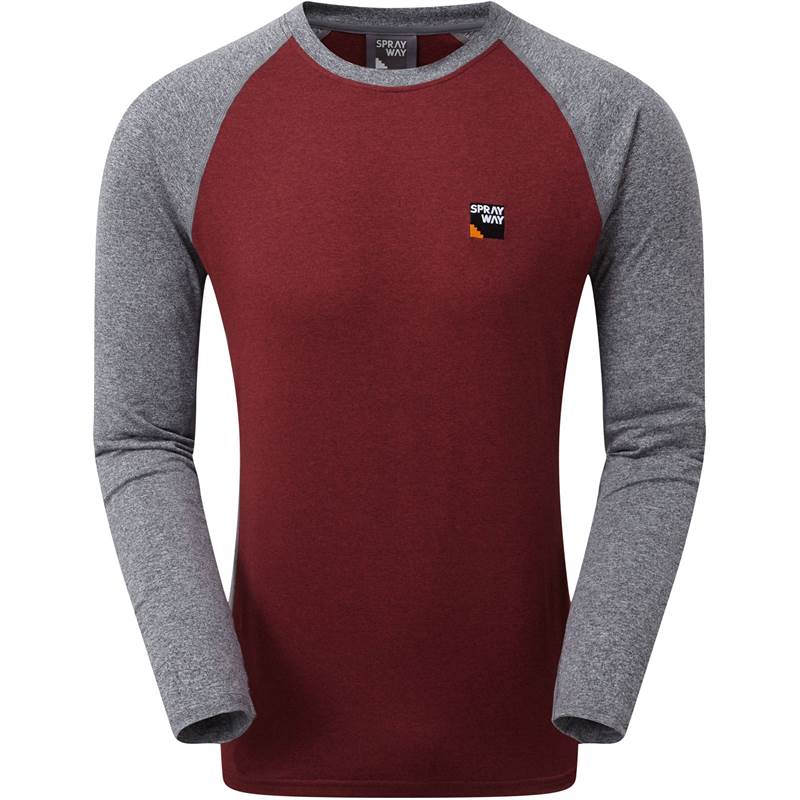 Sprayway Mens Dako Crew Long Sleeve Top-1
