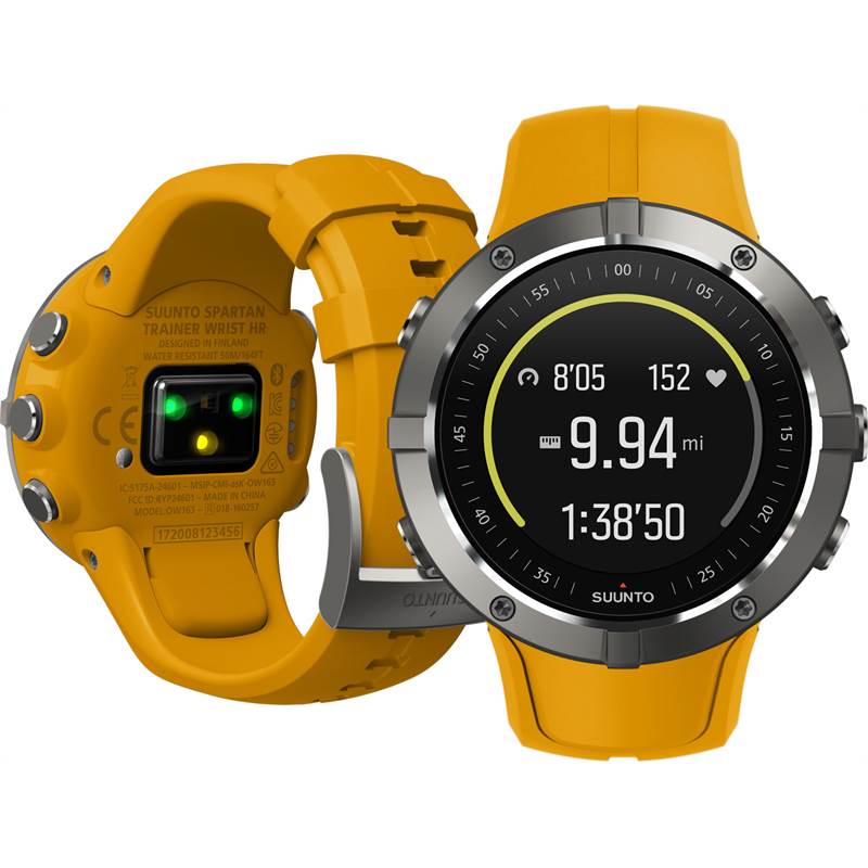 Suunto Spartan Trainer Wrist Hr Amber Gps Multisport Watch E Outdoor