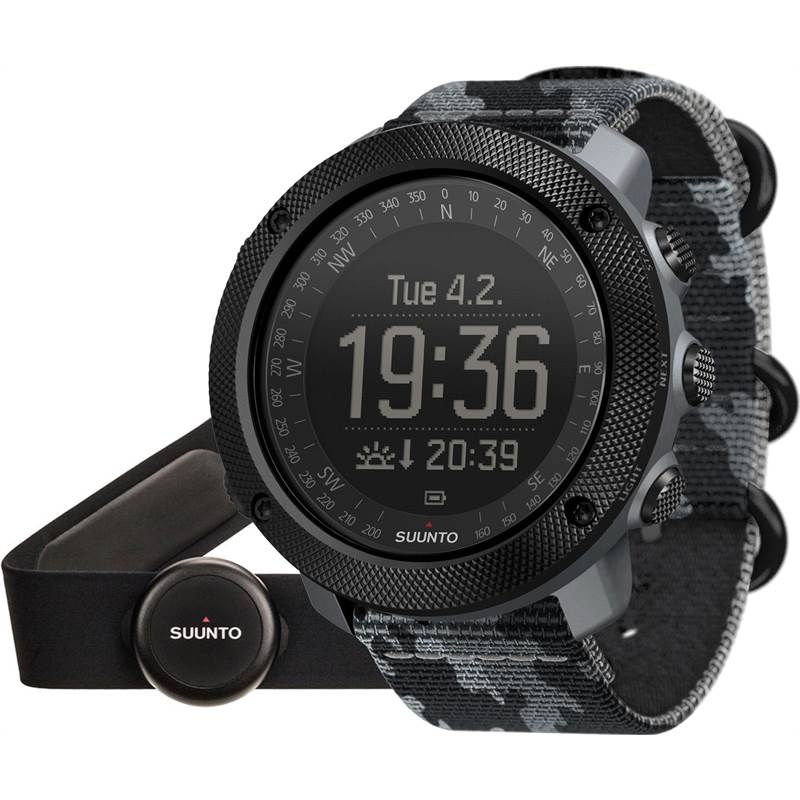 Suunto Traverse Alpha GPS HRM Watch - Concrete Sapphire-1