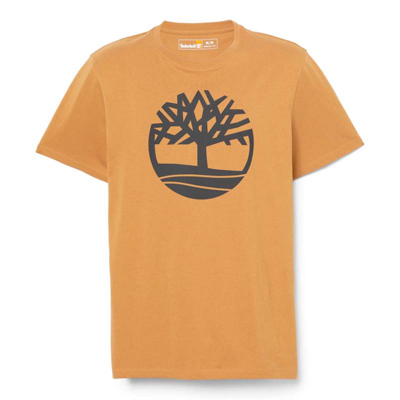 Timberland Mens Kennebec River Tree Logo Short Sleeve Tee-1