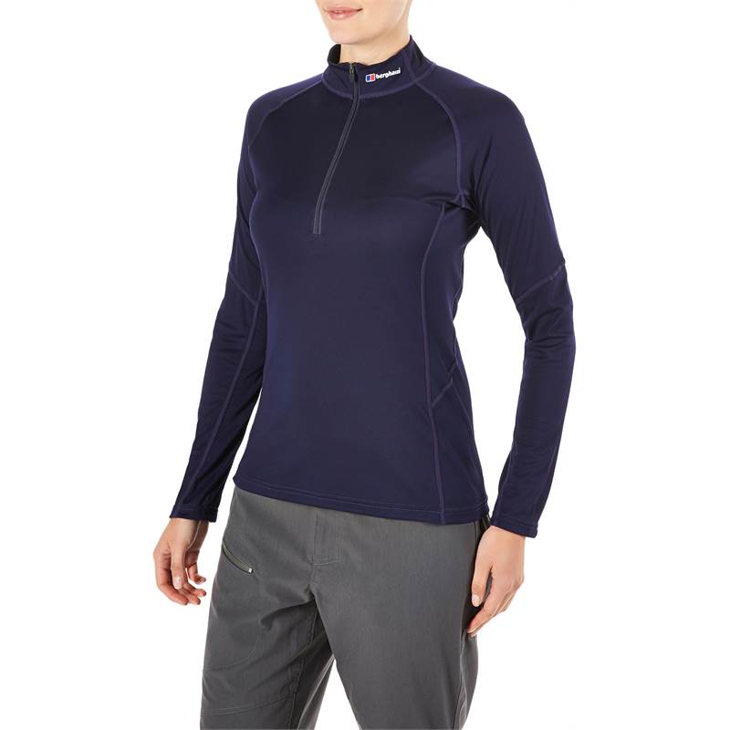 Berghaus Tech Tee II Womens LS Zip Neck Baselayer Top-5
