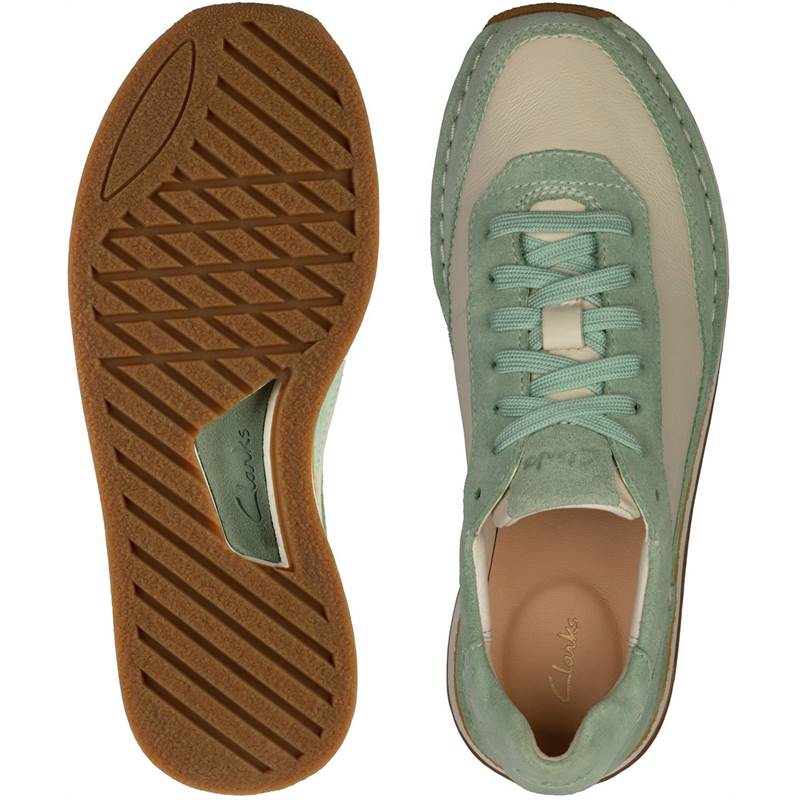 Clarks Womens Craft Run Lace Trainers-2