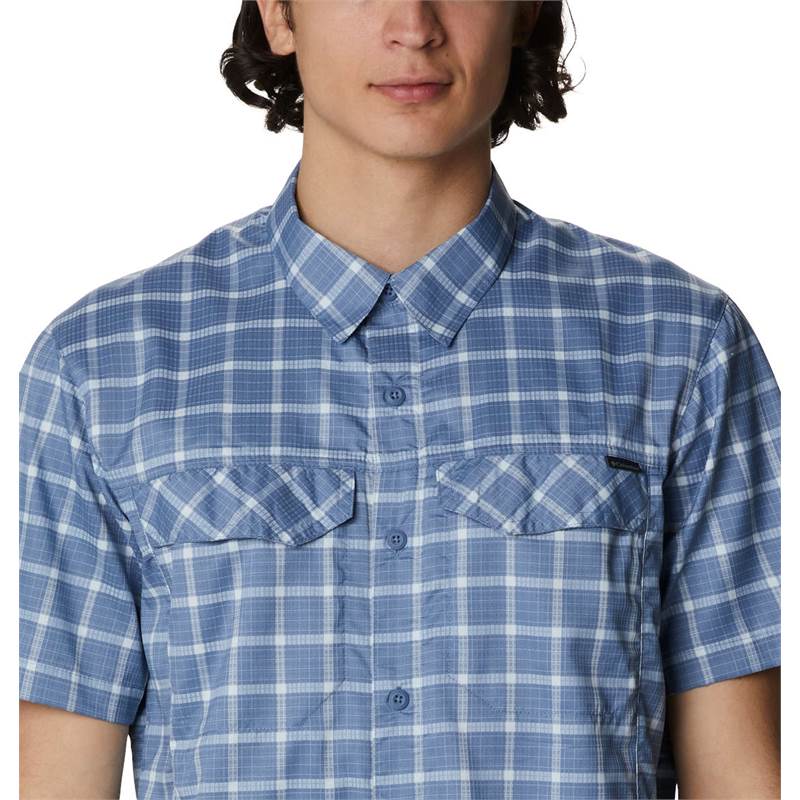Columbia Mens Silver Ridge Lite Plaid Short Sleeve Shirt-2