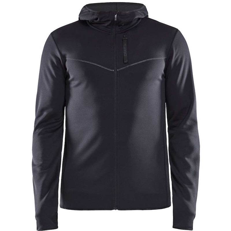 Craft Mens Eaze Full Zip Hooded Sweat Jacket-1