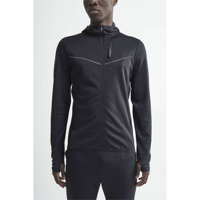 Craft Mens Eaze Full Zip Hooded Sweat Jacket-2