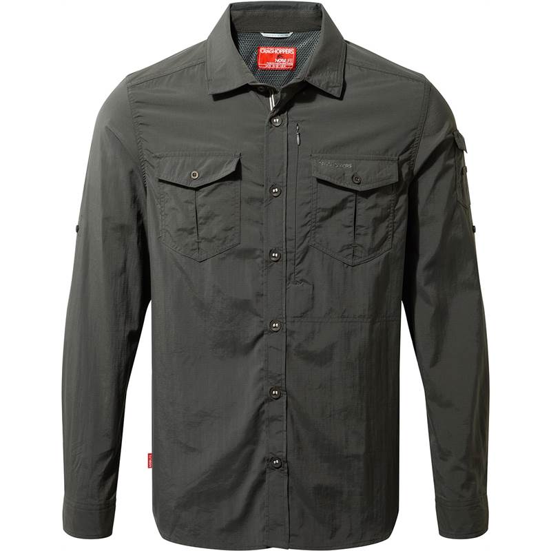 Craghoppers Mens NosiLife Adventure II Long Sleeved Shirt-1
