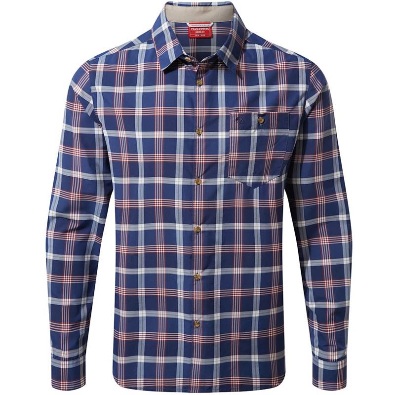 Craghoppers Mens NosiLife Balbor Long Sleeved Shirt-1