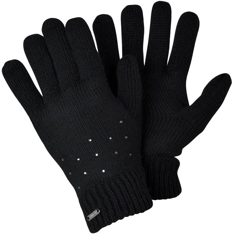 Dare2B Womens Bejewel Knitted Hat and Glove Luxe Set-2