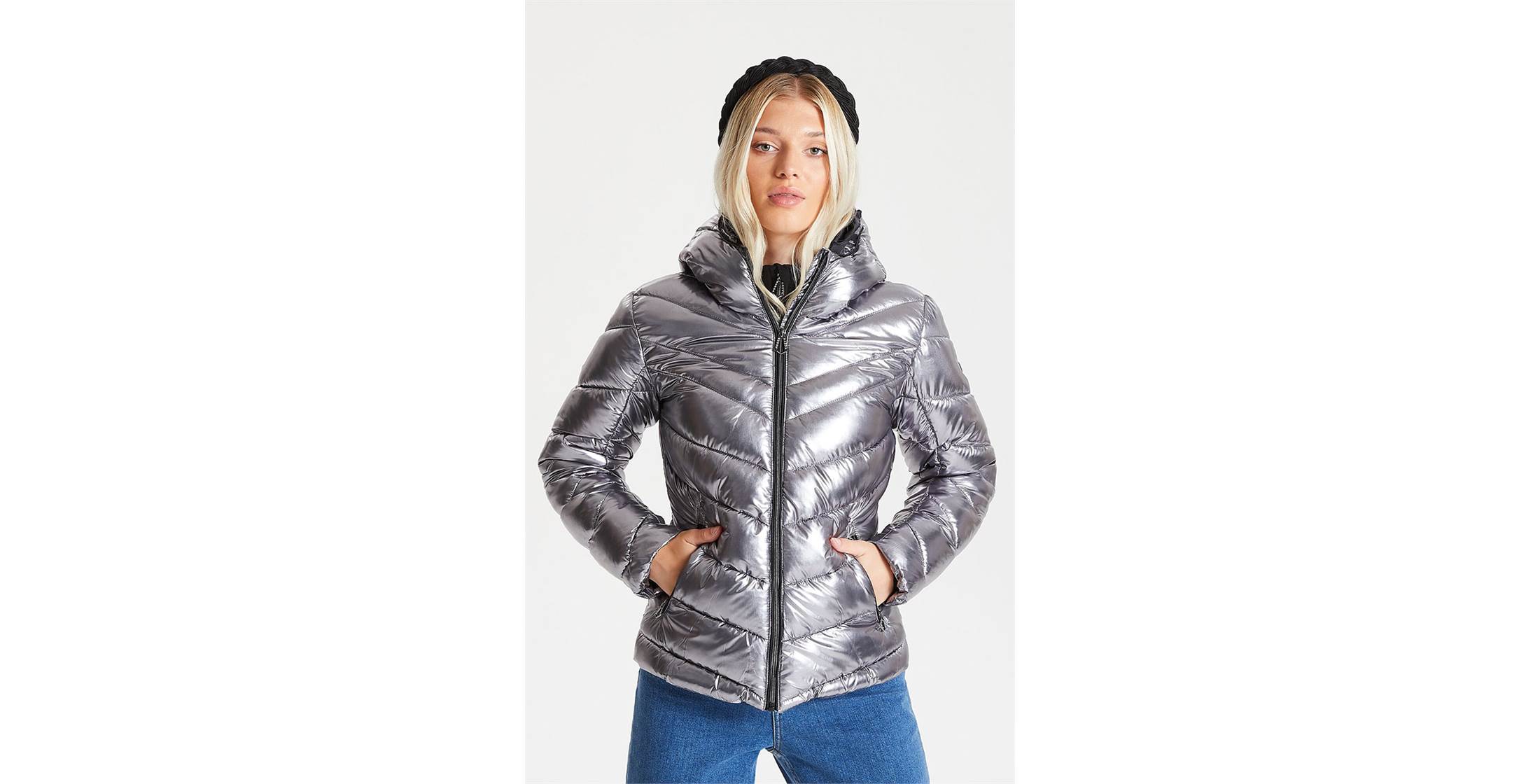 Dare2B Womens Reputable Hooded Insulated Luxe Jacket E-Outdoor