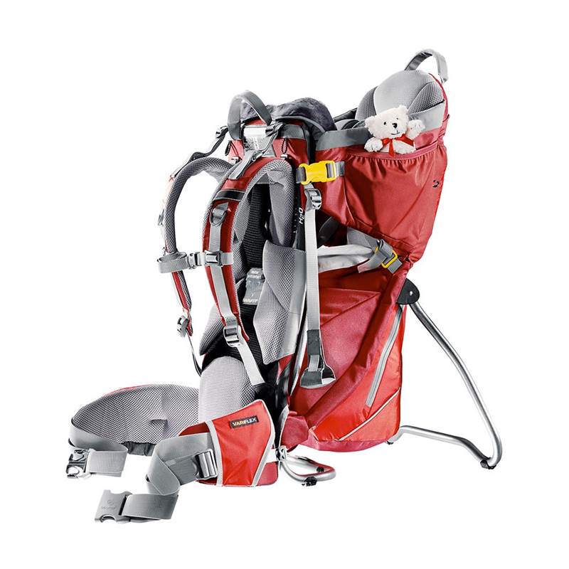 Deuter Kid Comfort II Child Carrier - Cranberry/Fire-1