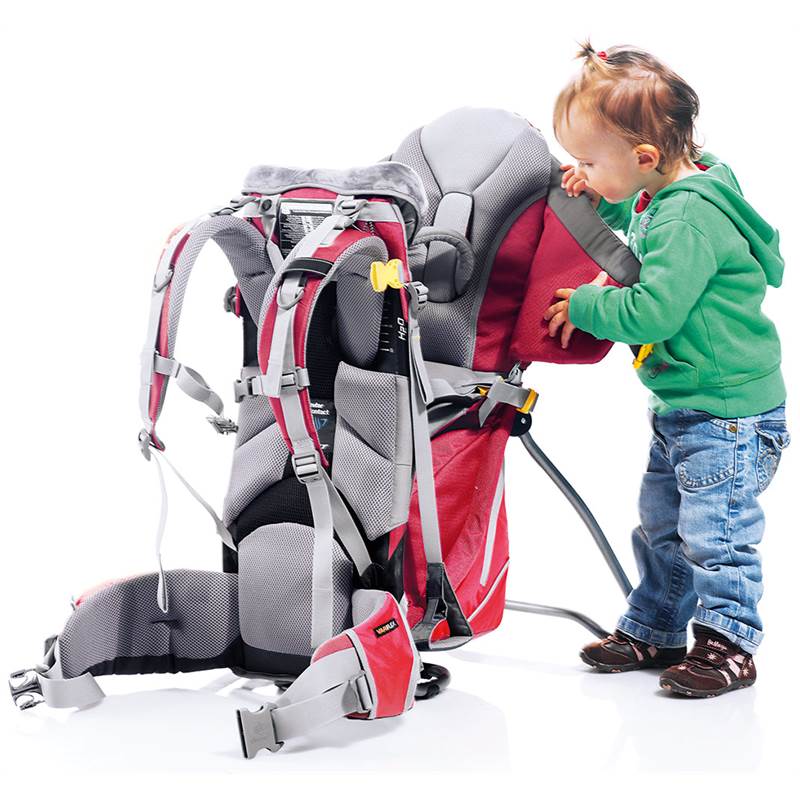 Deuter Kid Comfort II Child Carrier - Cranberry/Fire-3