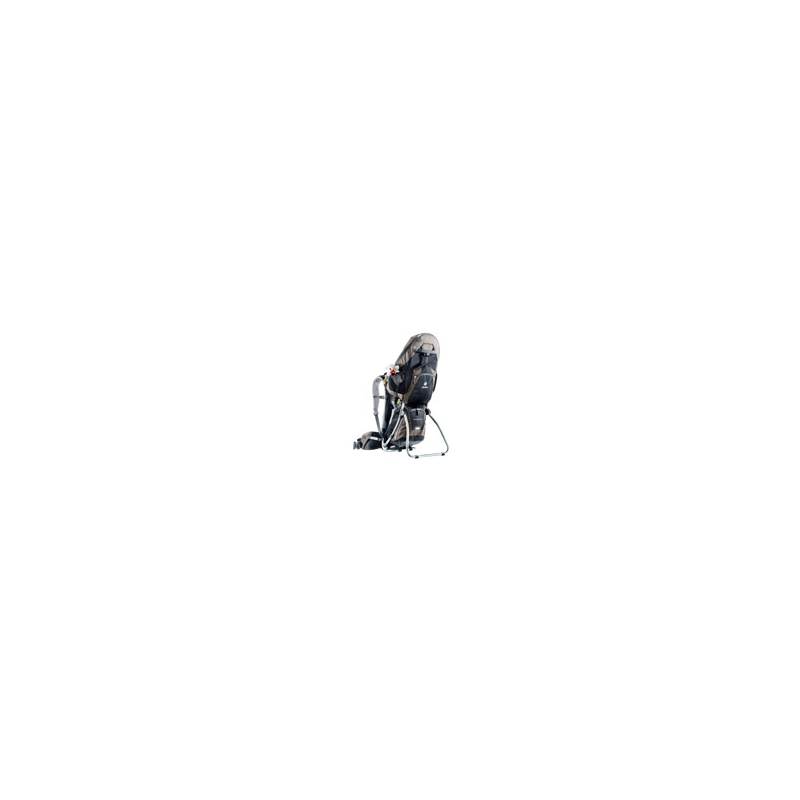 Deuter Kid Comfort III Child Carrier with Free KC Deluxe Rain Cover - Black/Stone-2