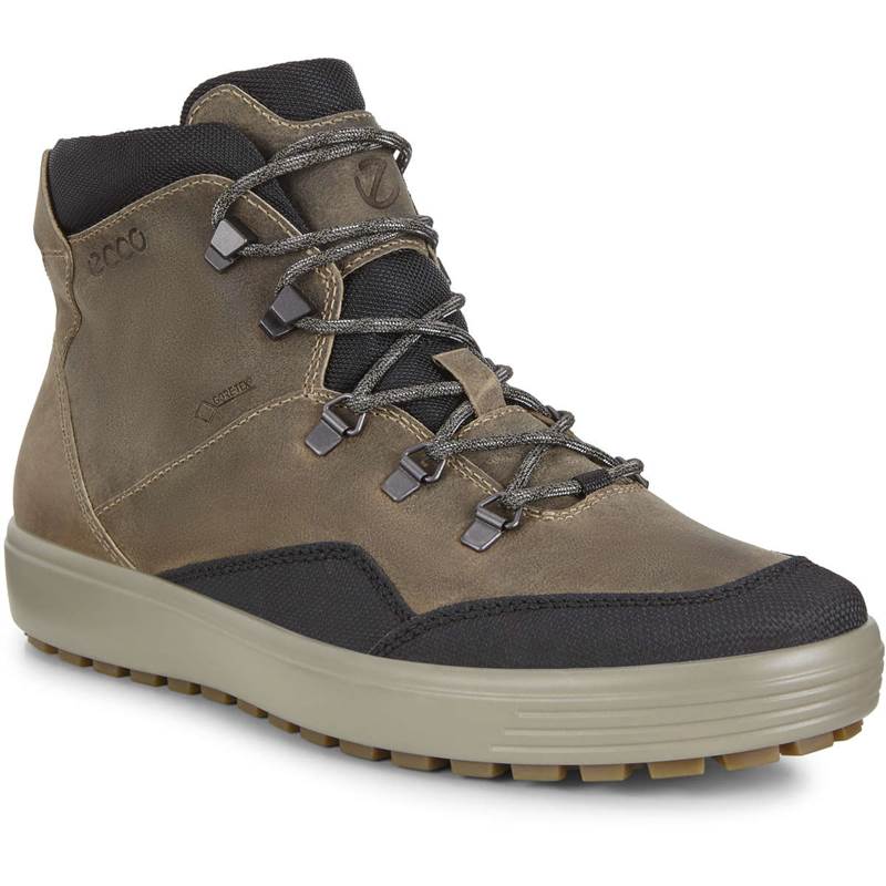 Ecco Mens Soft 7 Tred Waterproof Boots-1