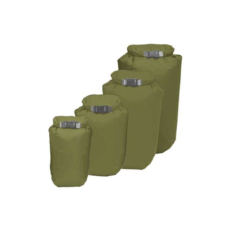 Exped Olive Waterproof Fold Drybags (pack of 4)-1