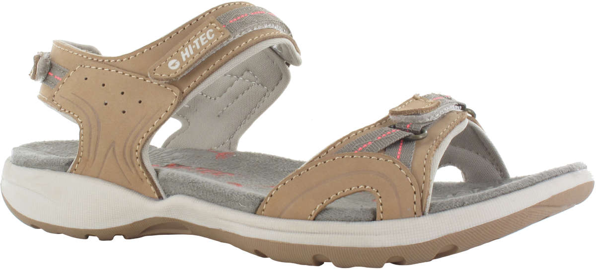 Brown Sports Outdoors Breathable Lightweight Hi-Tec Womens Silky Shoes Sandals 