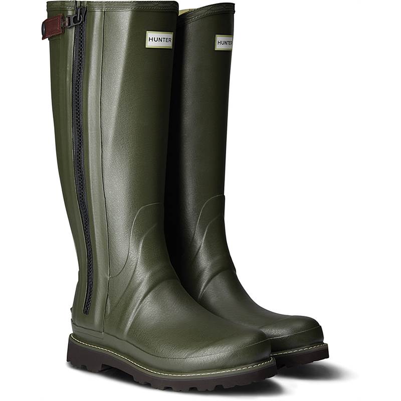 Hunter Mens Commando Full Zip Wellington Boots-1