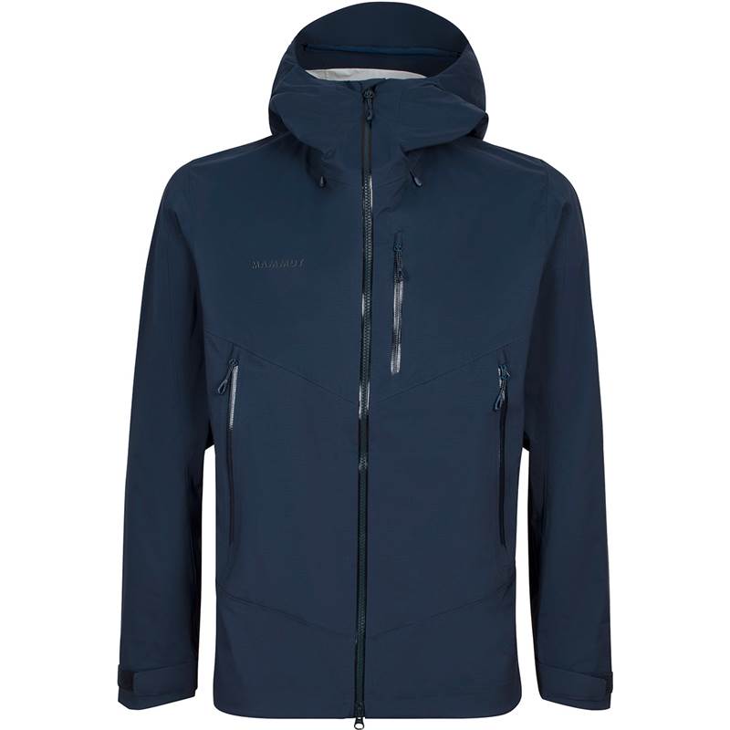 Mammut Mens Kento Hardshell Hooded Waterproof Jacket-1